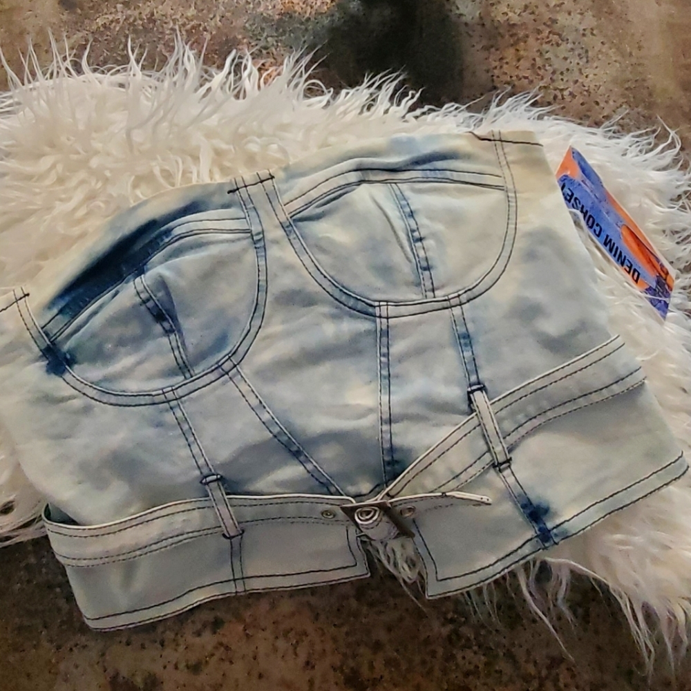 Thrill Jean's Denim Corset